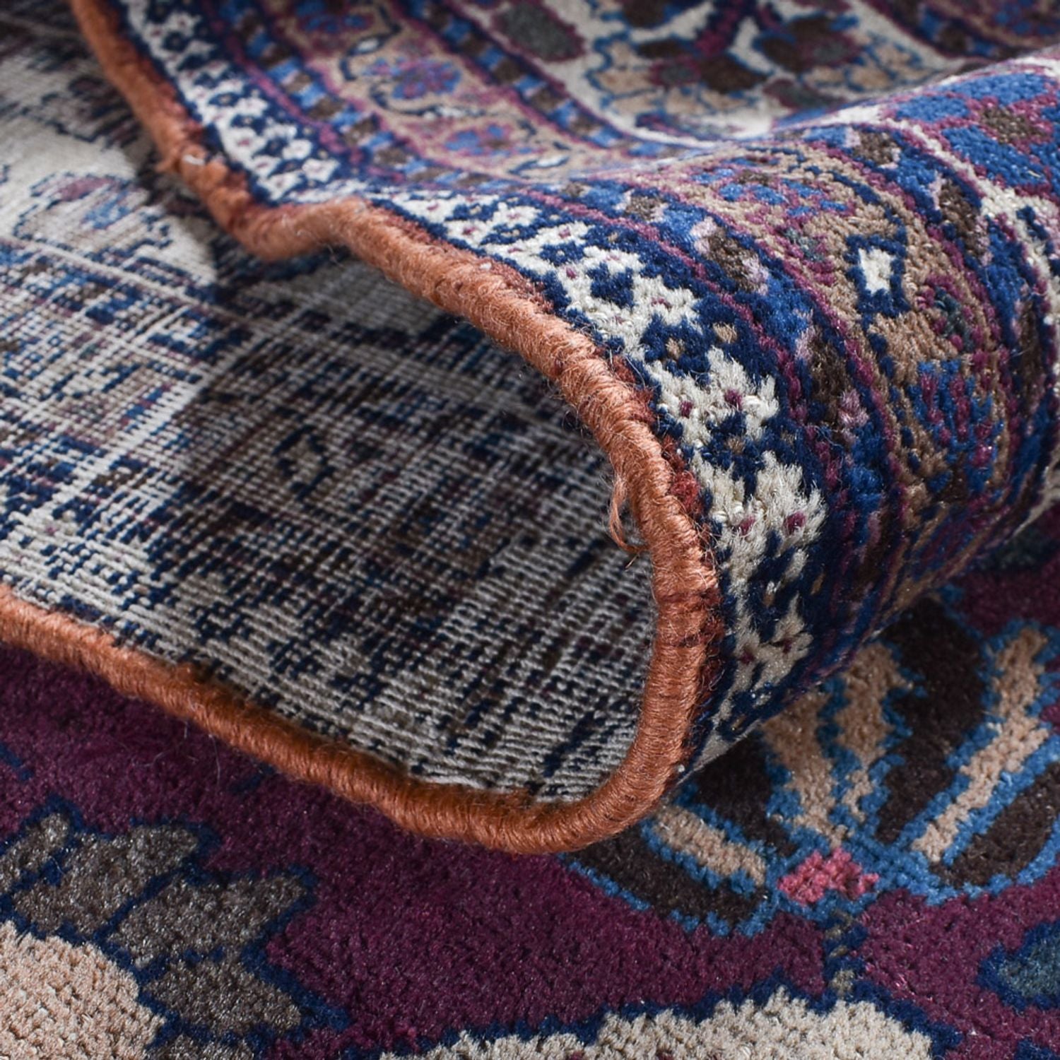 Alfombra persa - Nómada - 623 x 403 cm - púrpura
