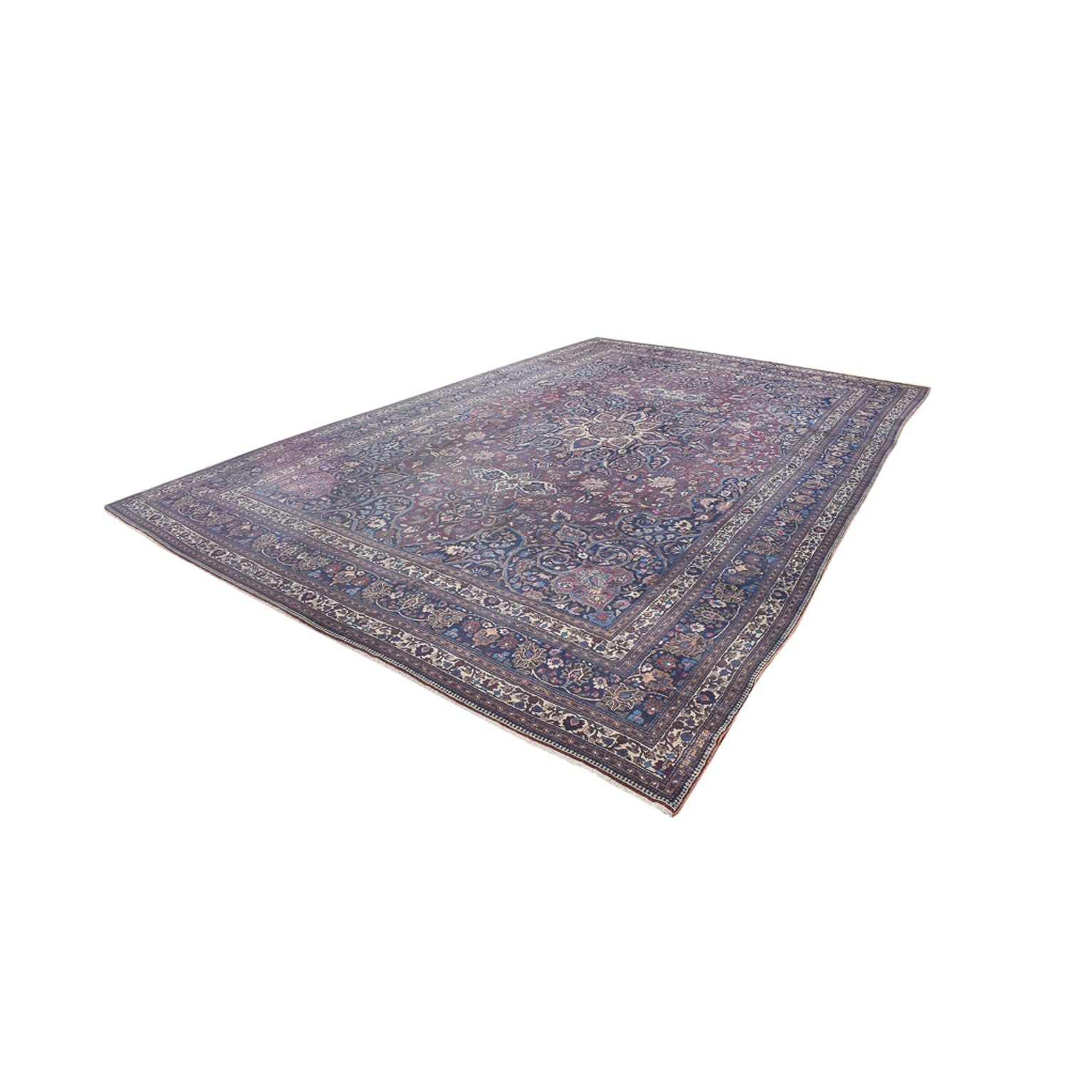Alfombra persa - Nómada - 623 x 403 cm - púrpura