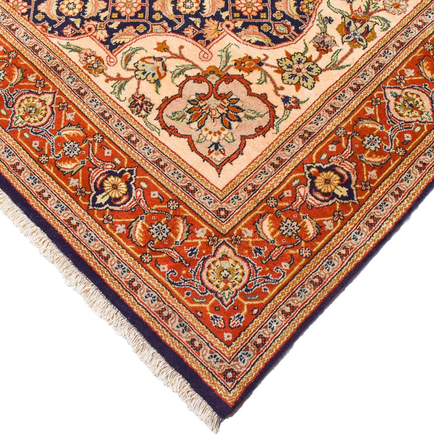 Alfombra persa - Clásica - 298 x 198 cm - azul oscuro