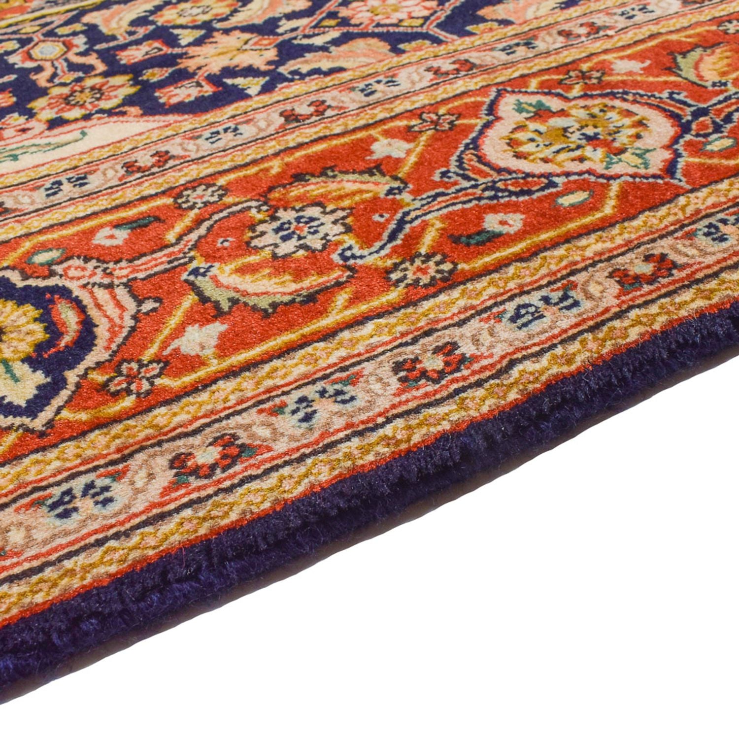 Alfombra persa - Clásica - 298 x 198 cm - azul oscuro