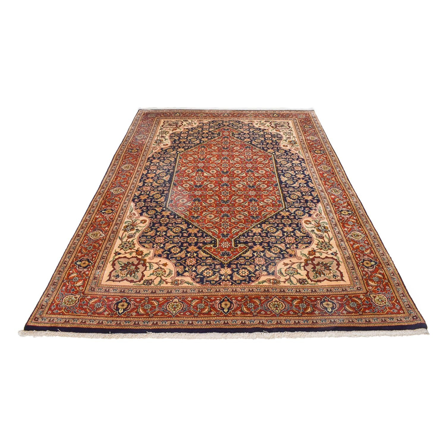 Alfombra persa - Clásica - 298 x 198 cm - azul oscuro