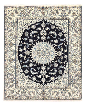 Alfombra persa - Nain - 300 x 250 cm - azul oscuro