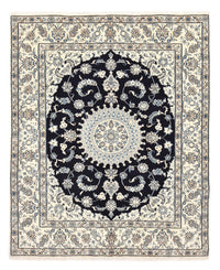 Alfombra persa - Nain - 300 x 250 cm - azul oscuro