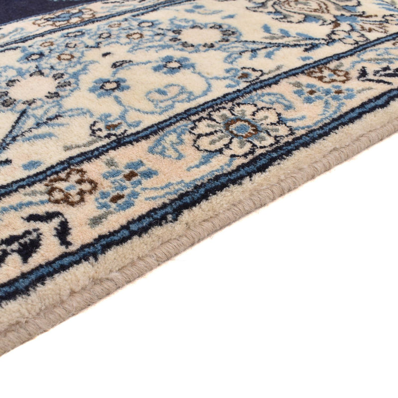 Alfombra persa - Nain - 300 x 250 cm - azul oscuro