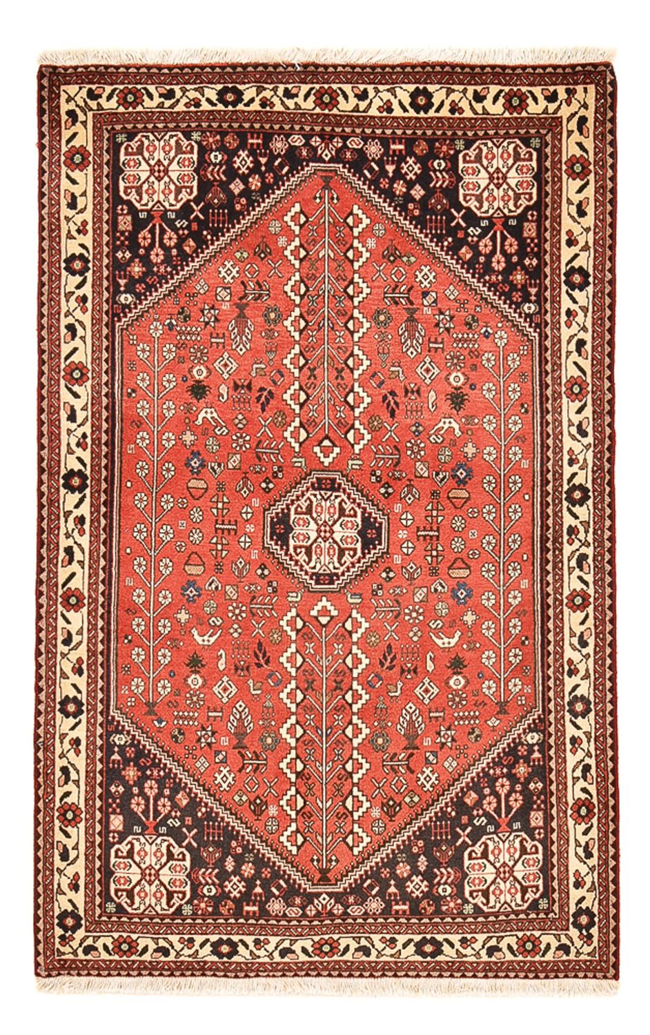 Alfombra persa - Nómada - 160 x 103 cm - rojo