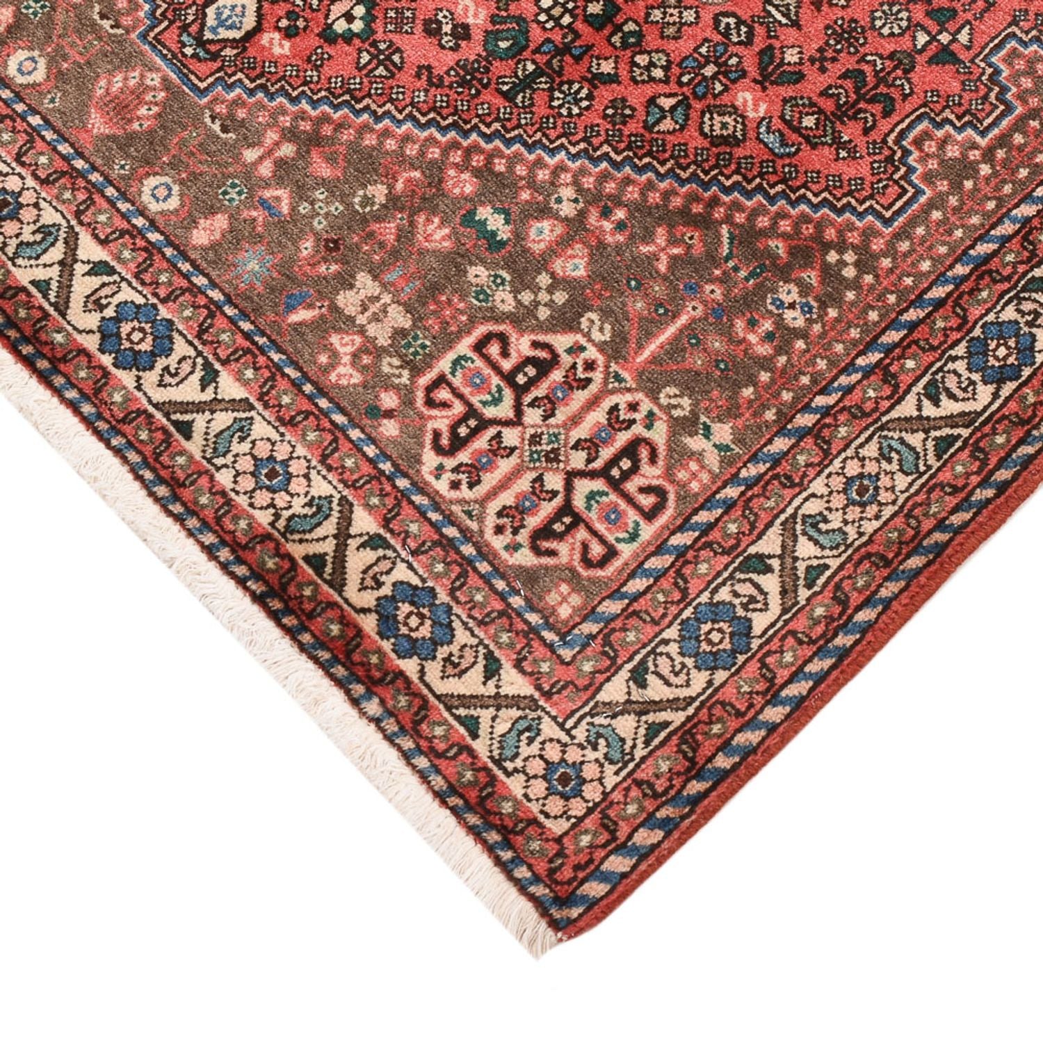 Alfombra persa - Nómada - 147 x 102 cm - rojo claro