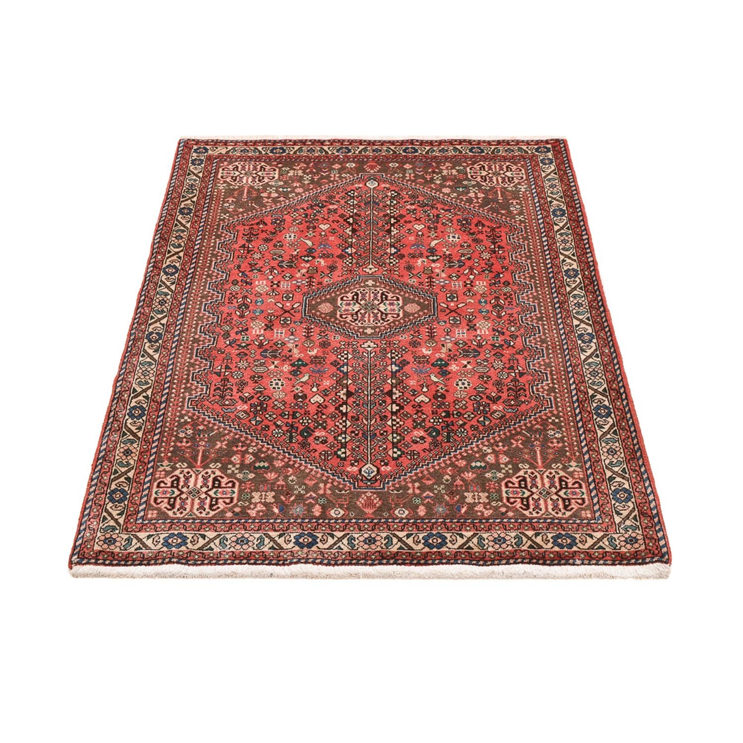 Alfombra persa - Nómada - 147 x 102 cm - rojo claro