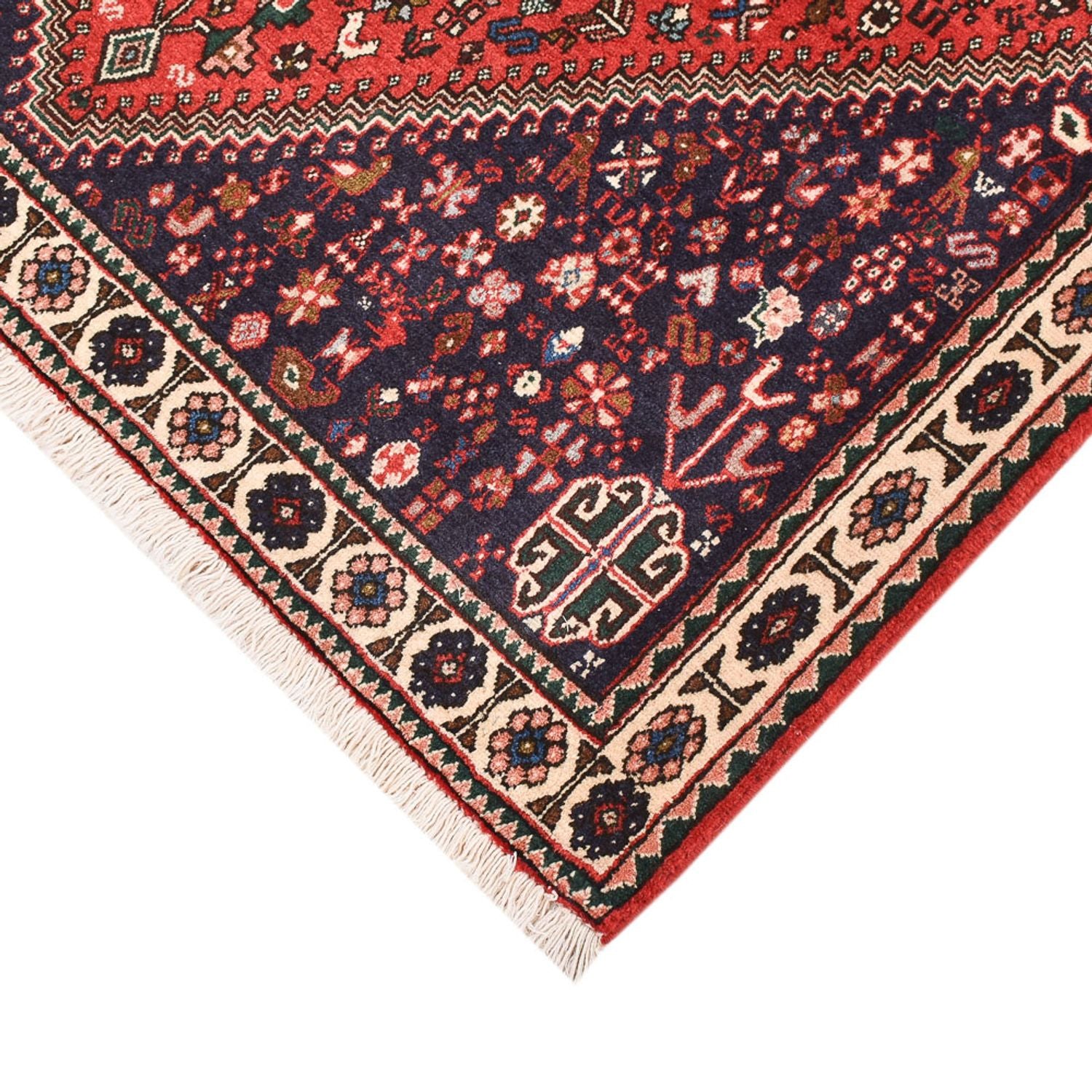 Alfombra persa - Nómada - 150 x 111 cm - rojo