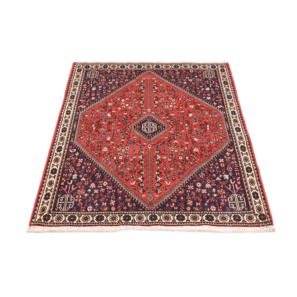 Alfombra persa - Nómada - 150 x 111 cm - rojo