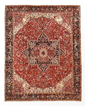 Alfombra de pasillo Alfombra persa - Nómada - 402 x 332 cm - rojo
