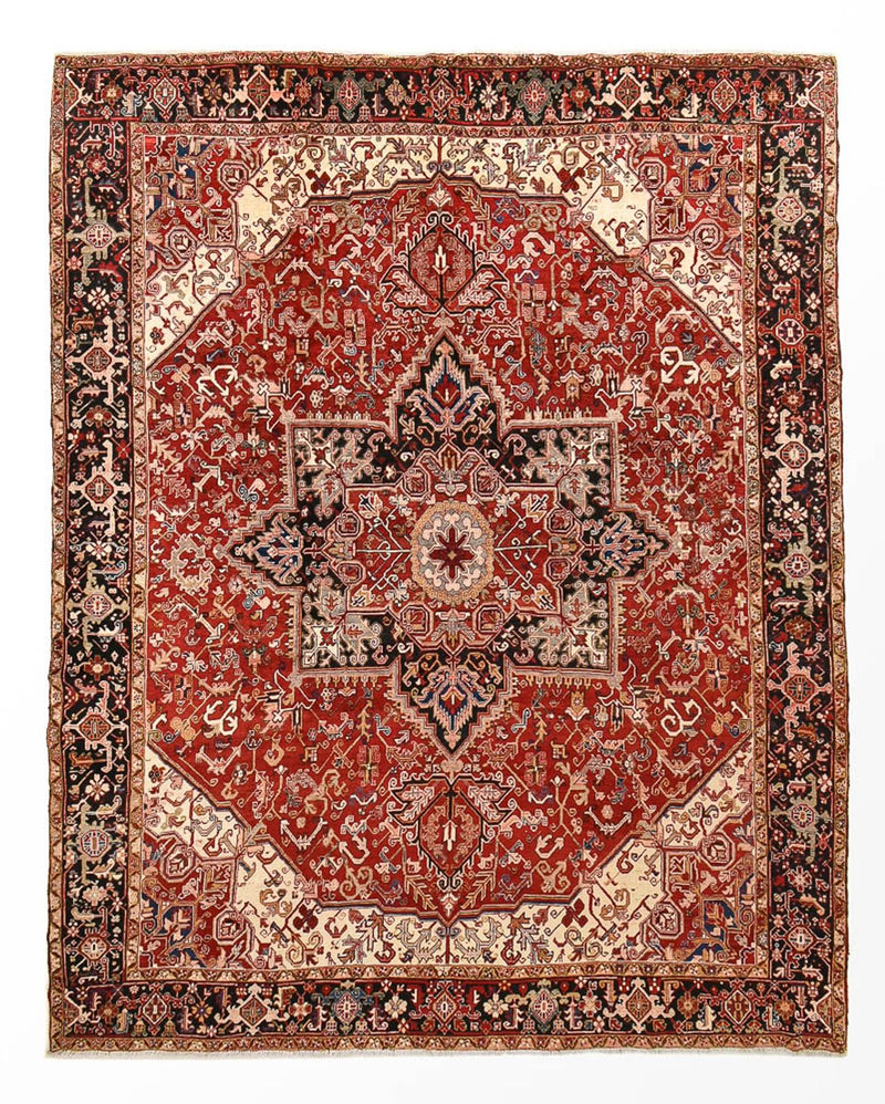 Alfombra de pasillo Alfombra persa - Nómada - 402 x 332 cm - rojo
