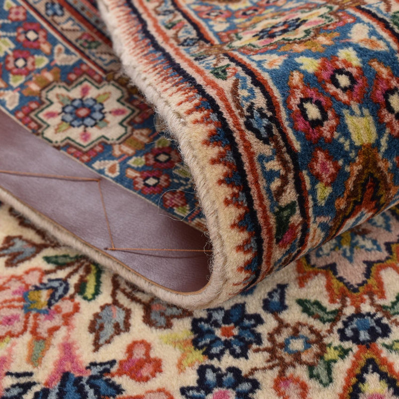 Alfombra de pasillo Alfombra persa - Real - 387 x 78 cm - beige oscuro