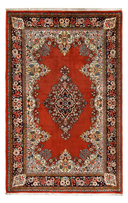 Alfombra Persa - Ghom - Royal - 219 x 139 cm - rojo