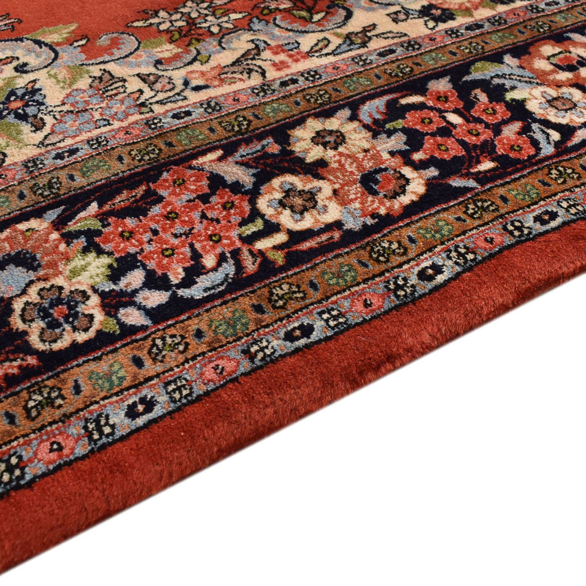 Alfombra Persa - Ghom - Royal - 219 x 139 cm - rojo
