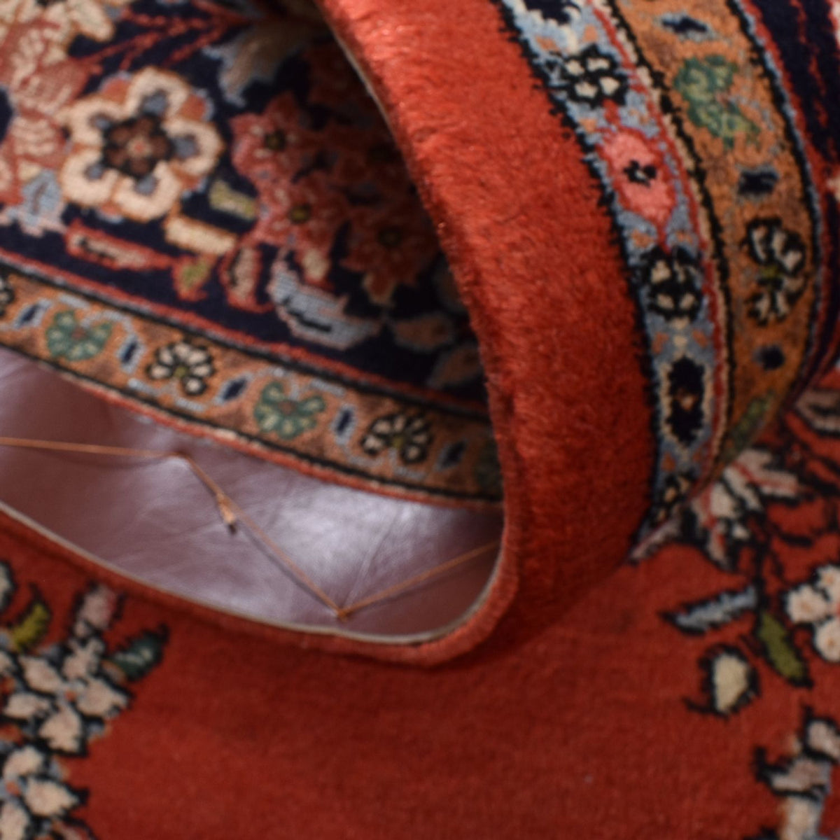 Alfombra Persa - Ghom - Royal - 219 x 139 cm - rojo