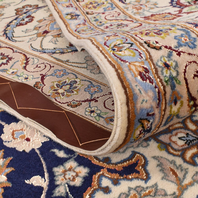 Alfombra Persa - Isfahan - Prima - 304 x 203 cm - azul oscuro