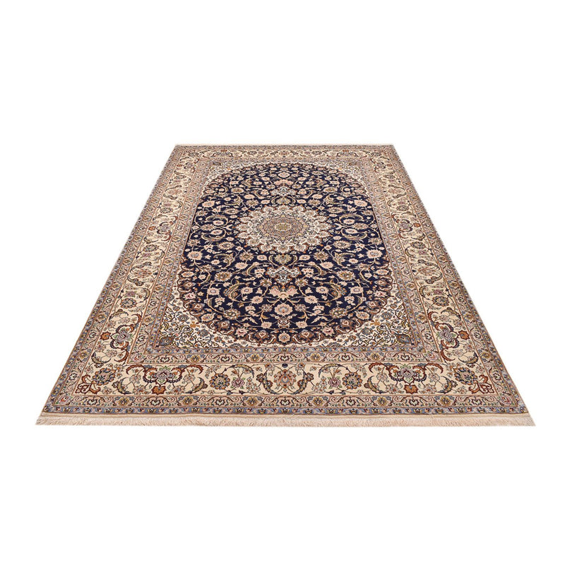 Alfombra Persa - Isfahan - Prima - 304 x 203 cm - azul oscuro