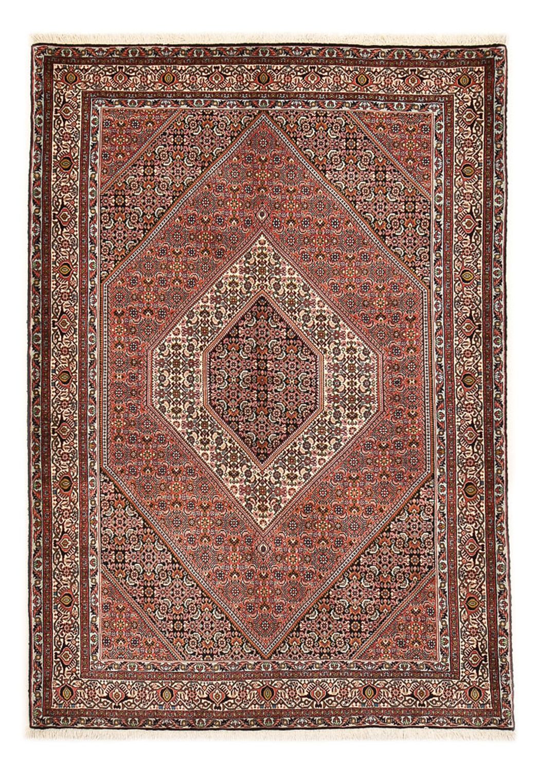 Alfombra persa - Bidjar - 232 x 159 cm - óxido