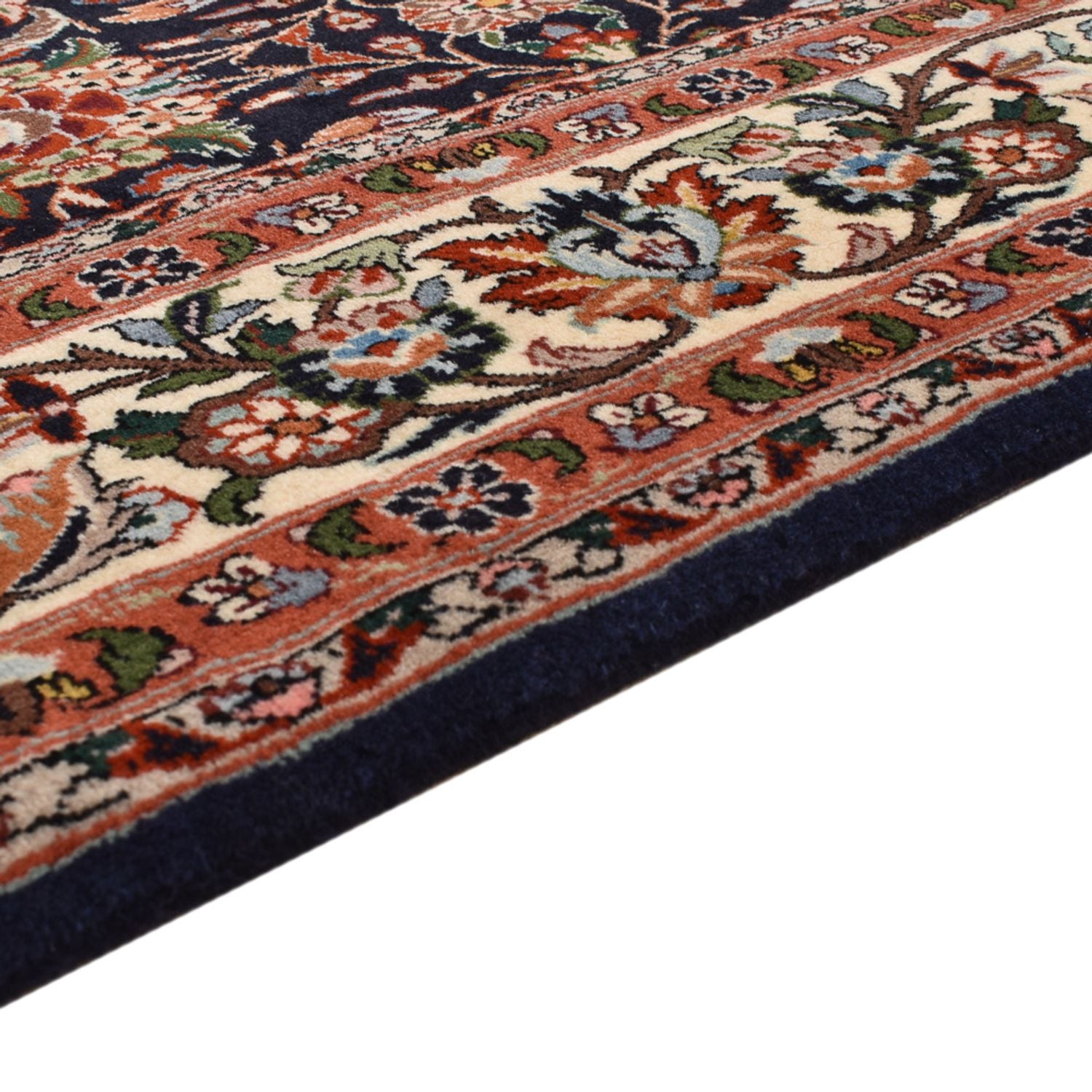 Alfombra persa - Bidjar - 215 x 145 cm - beige oscuro