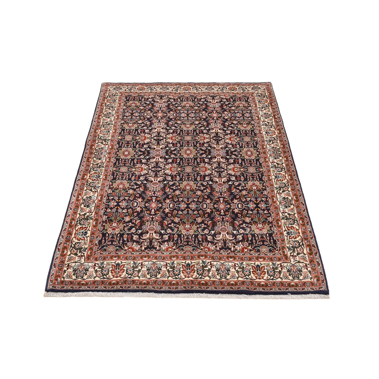 Alfombra persa - Bidjar - 215 x 145 cm - beige oscuro
