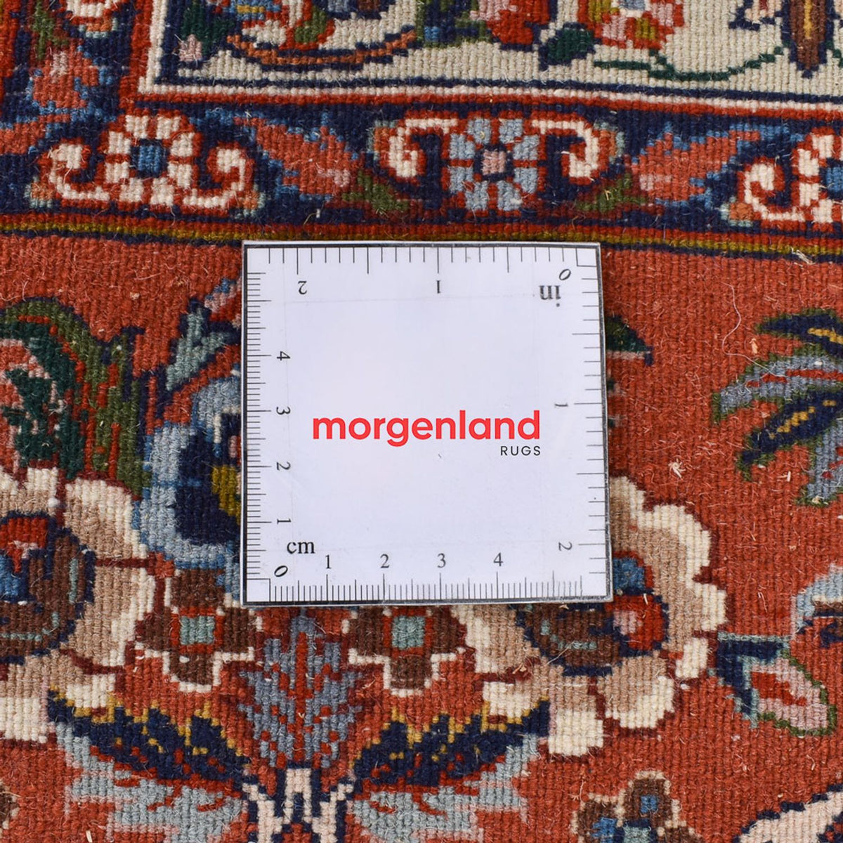 Alfombra persa - Bidjar - 303 x 199 cm - azul oscuro