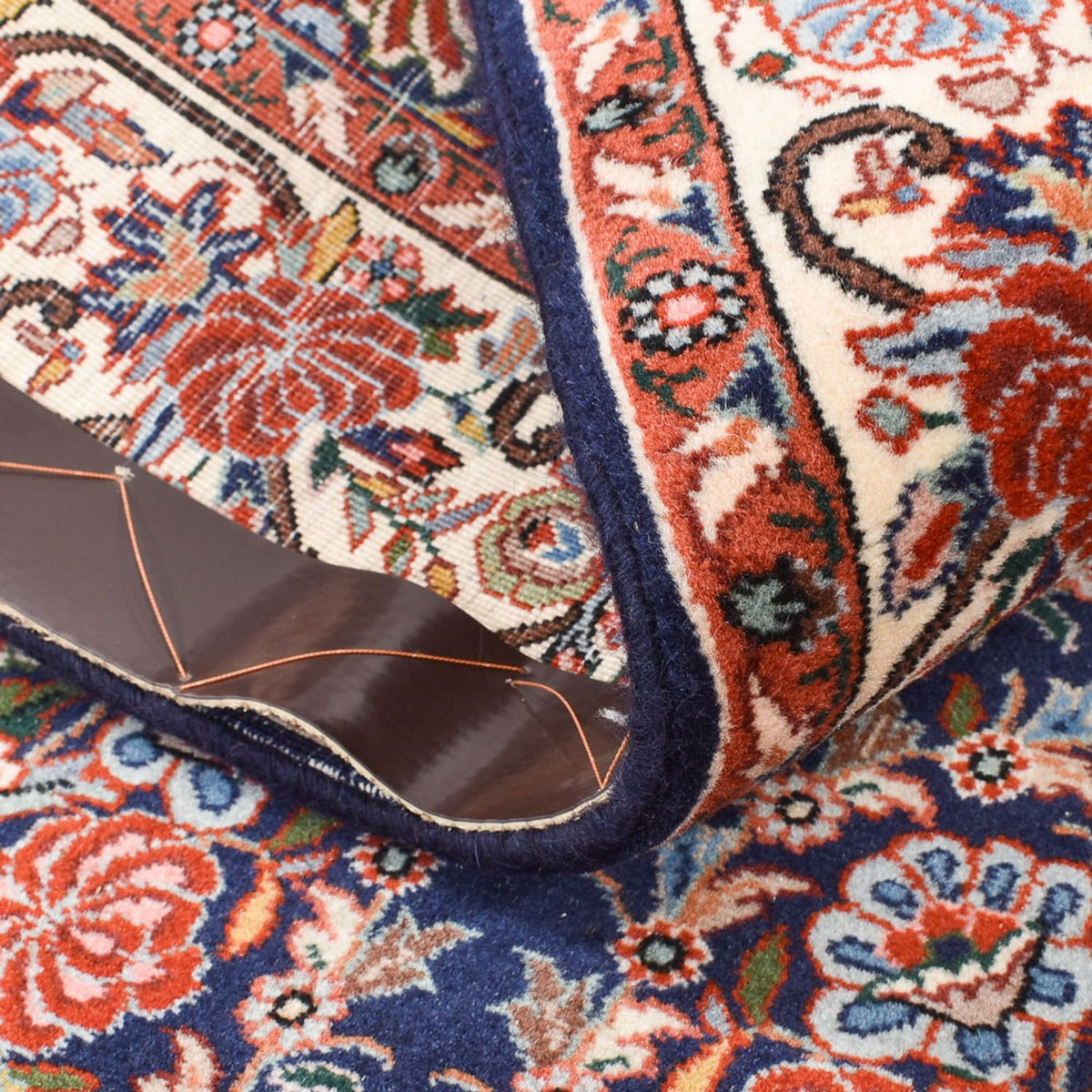 Alfombra persa - Bidjar - 167 x 110 cm - óxido