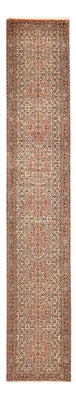 Alfombra de pasillo Alfombra persa - Bidjar - 400 x 72 cm - beige oscuro