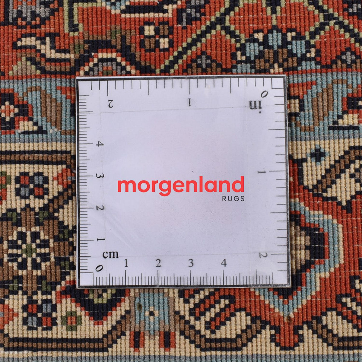 Alfombra de pasillo Alfombra persa - Bidjar - 308 x 79 cm - óxido