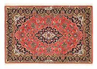 Alfombra persa - Keshan - 100 x 70 cm - rojo