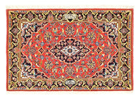 Alfombra persa - Keshan - 100 x 70 cm - rojo