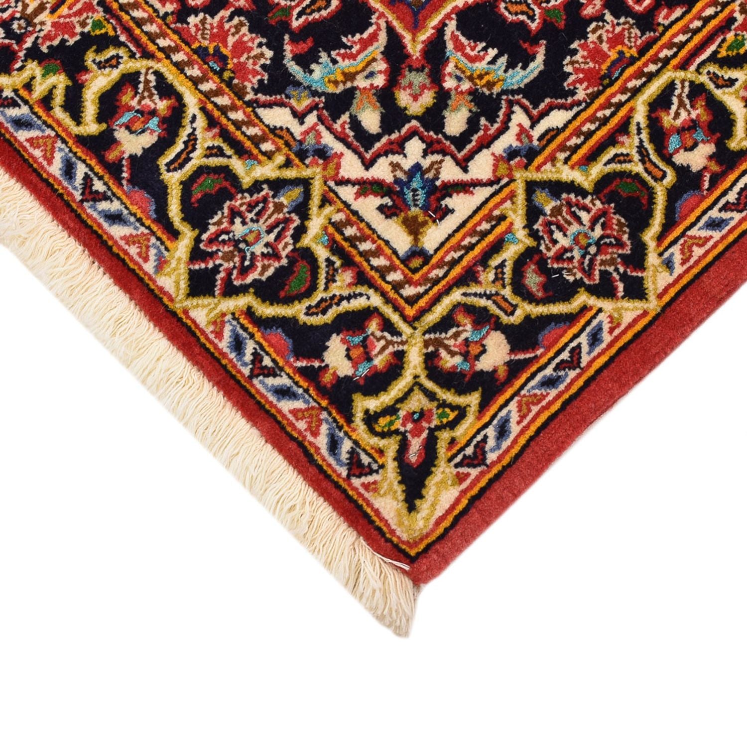 Alfombra persa - Keshan - 100 x 70 cm - rojo