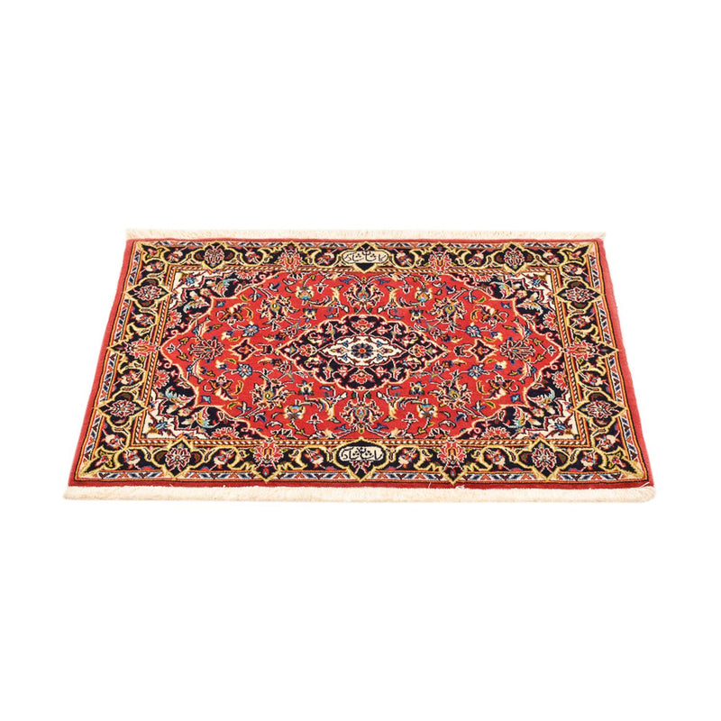 Alfombra persa - Keshan - 100 x 70 cm - rojo