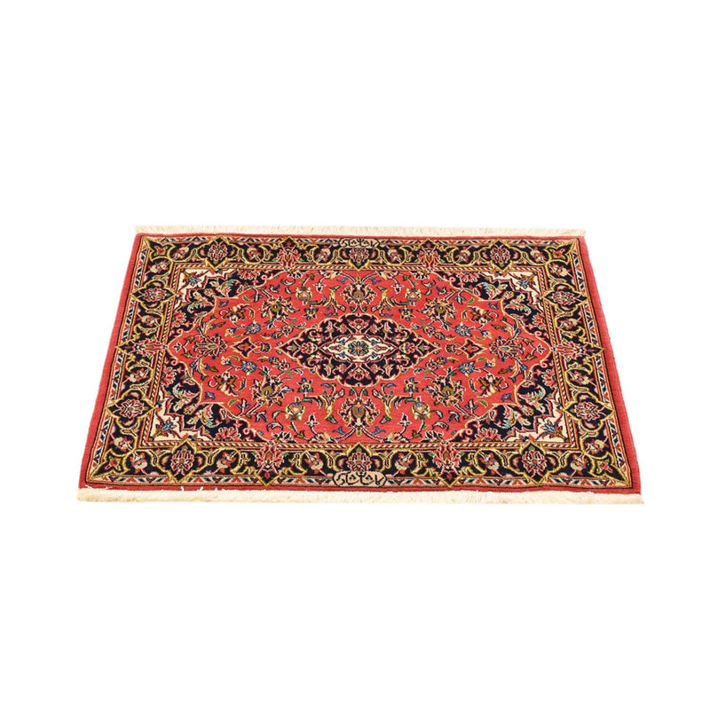 Alfombra persa - Keshan - 100 x 70 cm - rojo