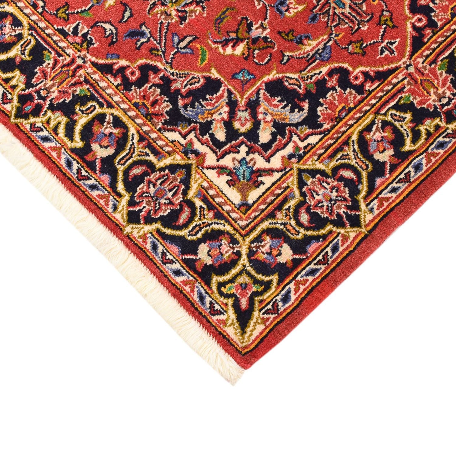 Alfombra persa - Keshan - 100 x 70 cm - rojo