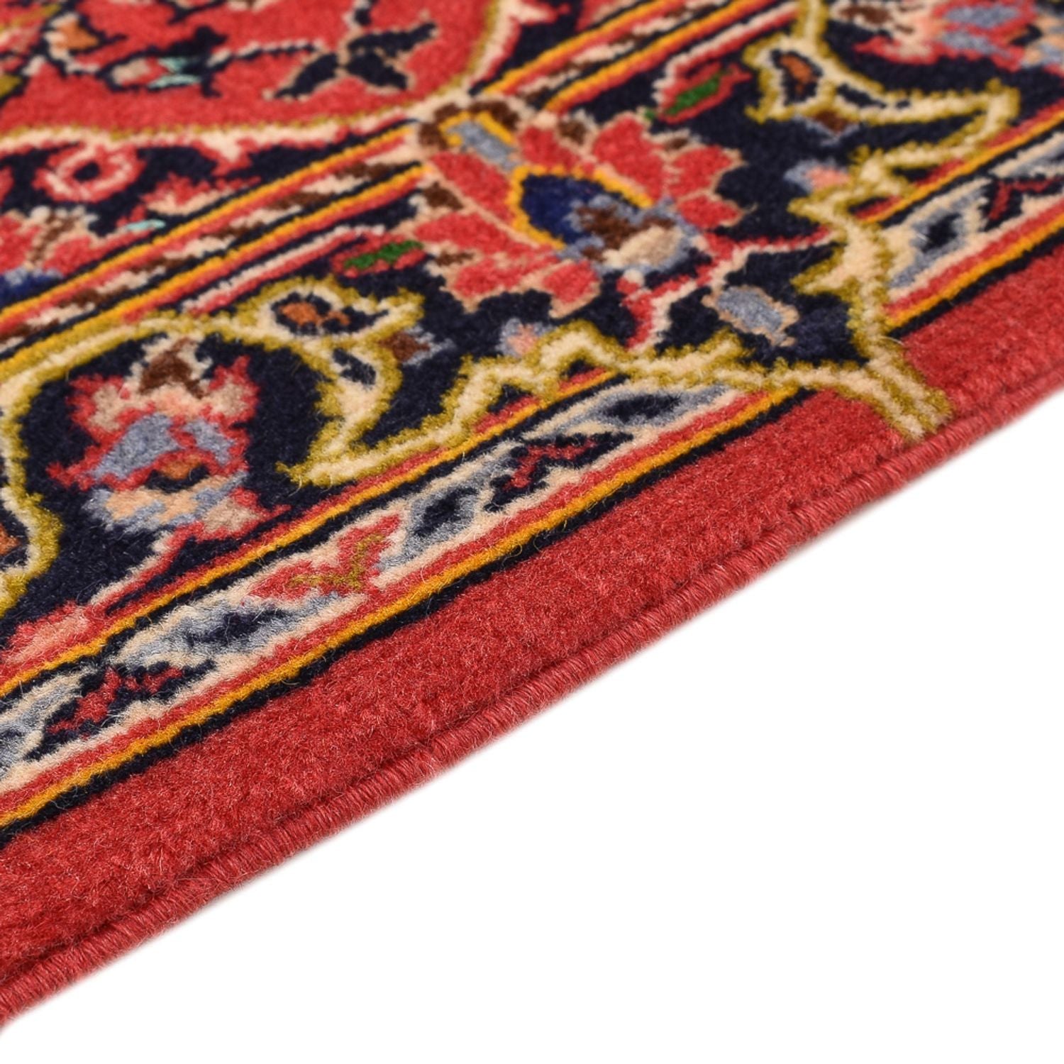 Alfombra persa - Keshan - 100 x 70 cm - rojo