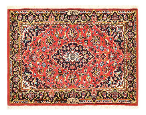 Alfombra persa - Keshan - 100 x 70 cm - rojo