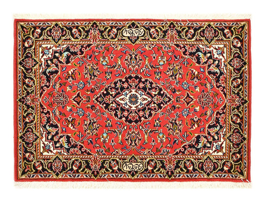 Alfombra persa - Keshan - 100 x 70 cm - rojo