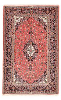 Alfombra persa - Keshan - 217 x 138 cm - rojo claro