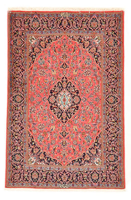Alfombra persa - Keshan - 170 x 114 cm - rojo claro
