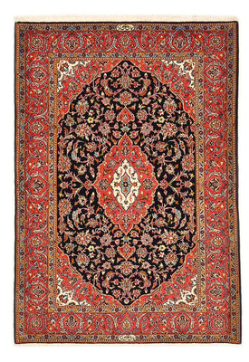 Alfombra persa - Keshan - 170 x 117 cm - rojo