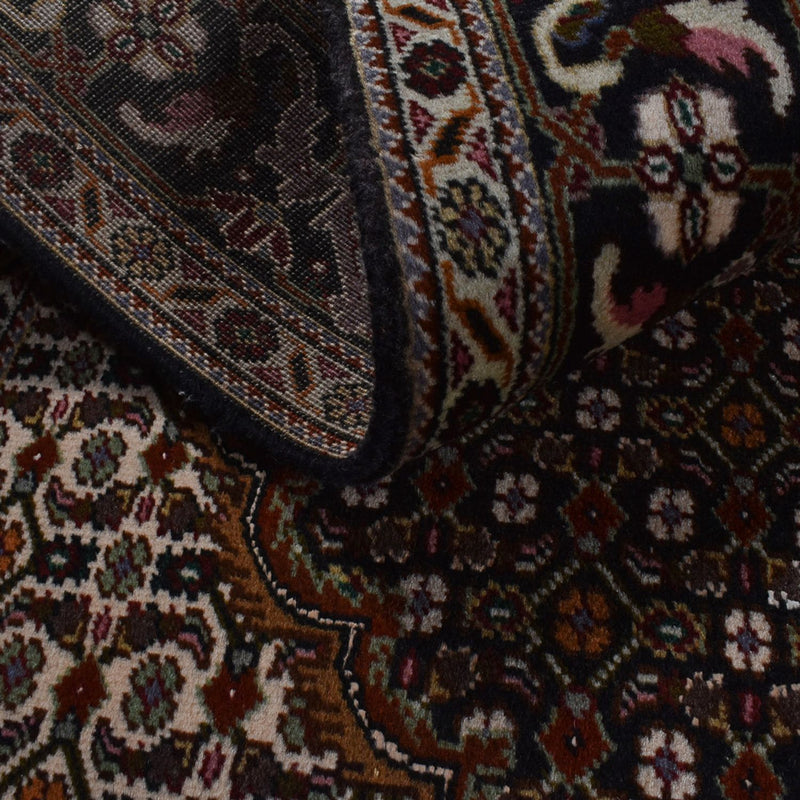 Alfombra Persa - Tabriz - Real - 198 x 148 cm - marrón oscuro