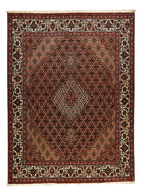 Alfombra Persa - Tabriz - Real - 200 x 147 cm - rojo oscuro