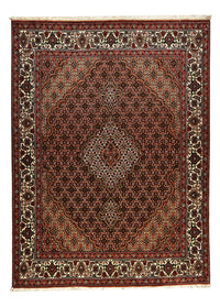 Alfombra Persa - Tabriz - Real - 200 x 147 cm - rojo oscuro