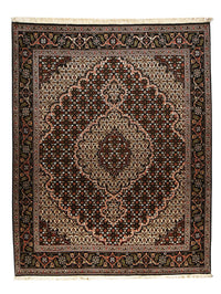 Alfombra Persa - Tabriz - Real - 200 x 151 cm - marrón oscuro