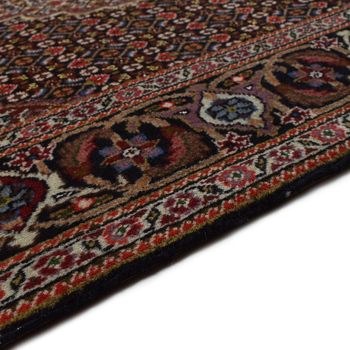 Alfombra Persa - Tabriz - Real - 195 x 150 cm - marrón oscuro