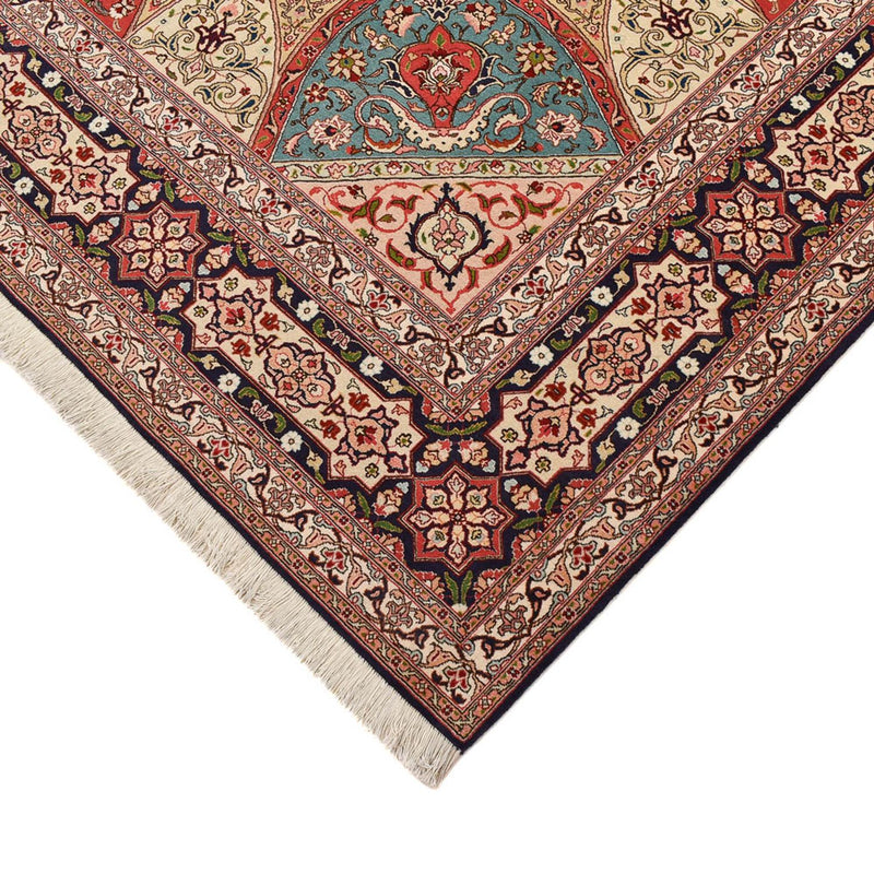 Alfombra Persa - Tabriz - Real cuadrado  - 253 x 251 cm - beige oscuro
