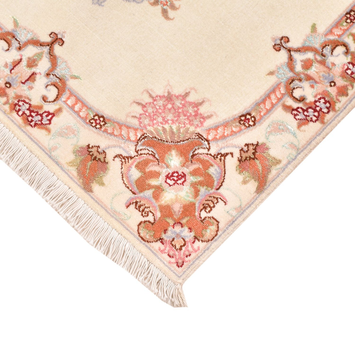 Alfombra Persa - Tabriz - Real - 90 x 60 cm - crema