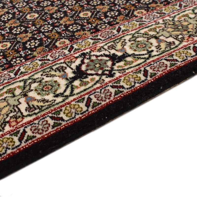 Alfombra de pasillo Alfombra Persa - Tabriz - Real - 396 x 82 cm - beige oscuro