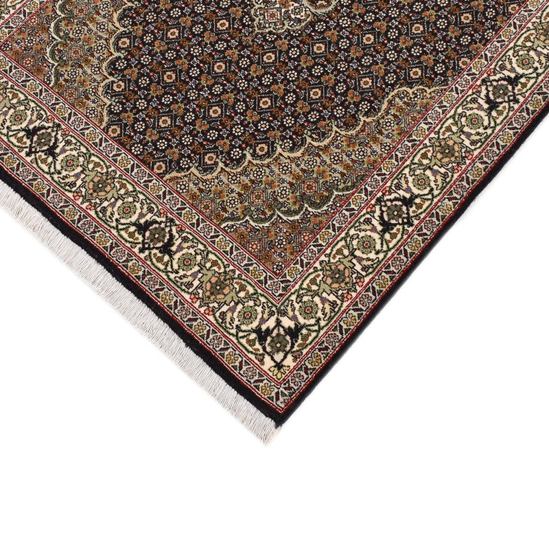 Alfombra de pasillo Alfombra Persa - Tabriz - Real - 390 x 82 cm - beige oscuro