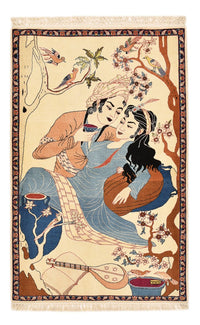 Alfombra Persa - Tabriz - Real - 122 x 76 cm - multicolor